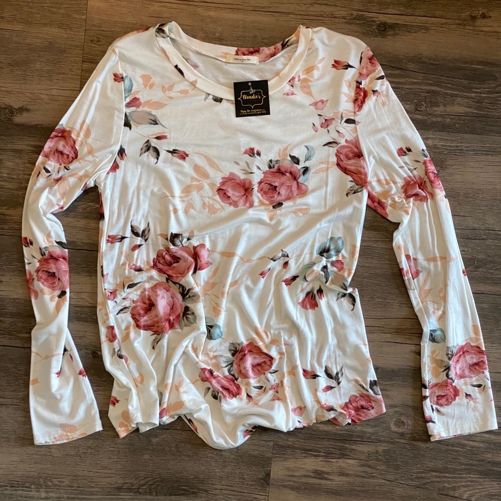 Floral long sleeve shirt